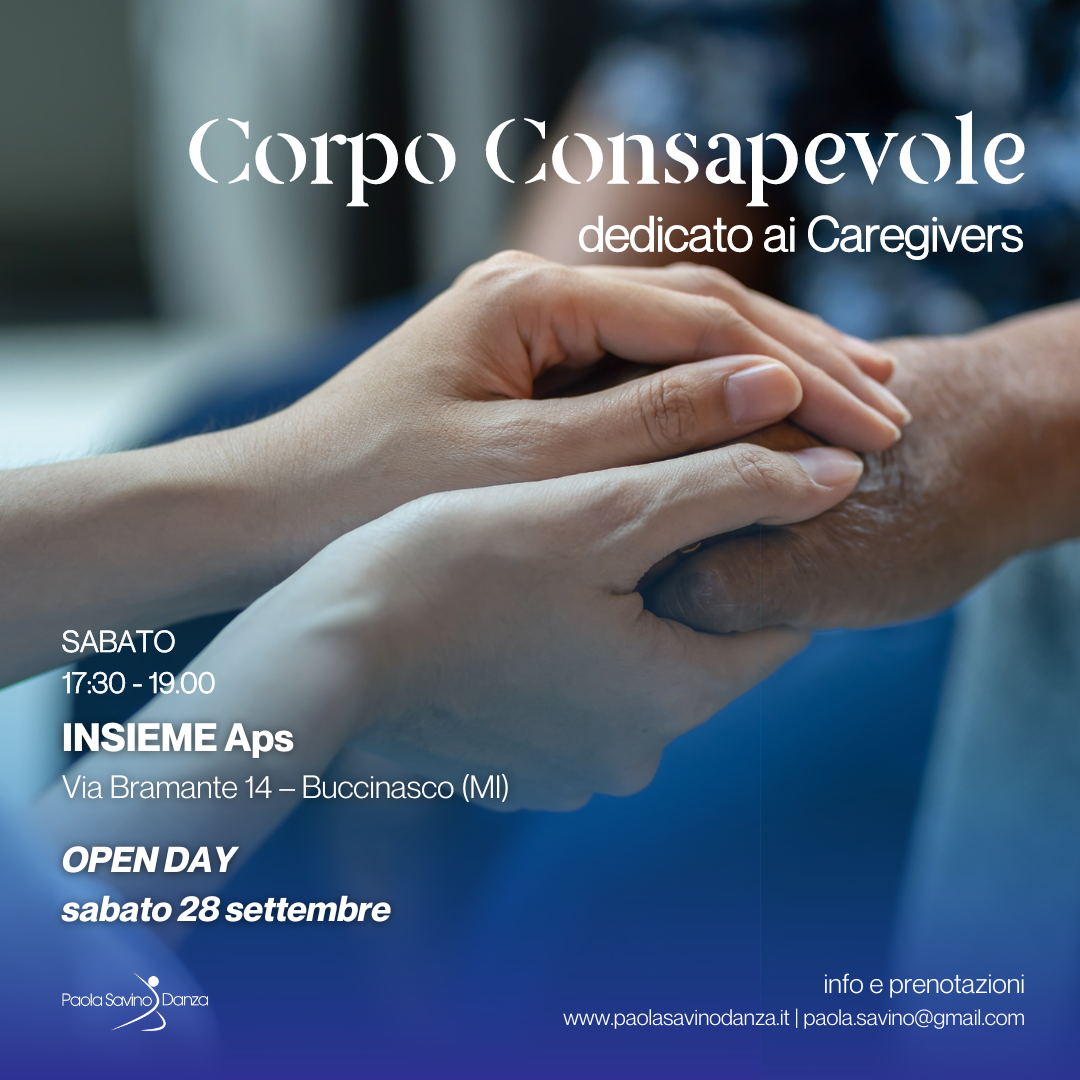 Corpo Consapevole dedicato ai Caregivers